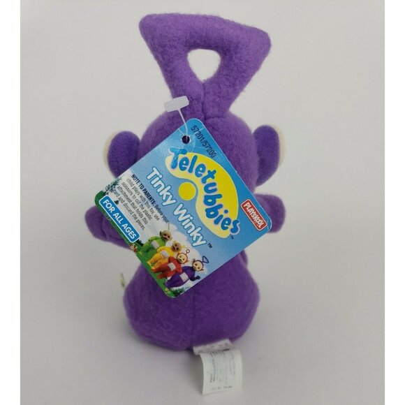 Playskool Teletubbies Tinky Winky Doll Beanie Purple Rubber Face Teletubby 1998 - Picture 6 of 8